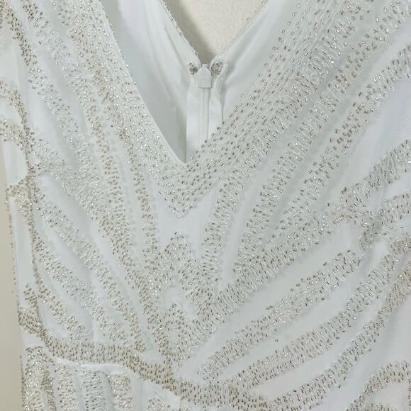 Lulu's White V-Neck Jumpsuit - Picture 8 of 13